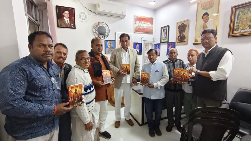 श्री एकलिंग शिवपुराण कथा में पहुंचे विधायक कृपलानी, गुरुदेव का किया अभिनंदन