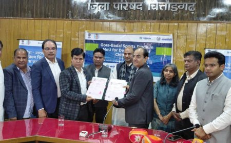 जिंक के सहयोग से गोरा बादल स्टेडियम का सर्वागिंण विकास शहर के लिए बडी सौगात-जोशी