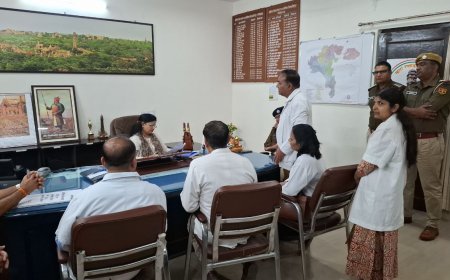 जिला हॉस्पिटल में बुजुर्ग की मौत के बाद हंगामा 