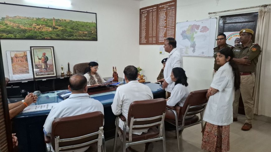 जिला हॉस्पिटल में बुजुर्ग की मौत के बाद हंगामा 