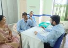 निशुल्क चिकित्सा शिविर में रोगियों ने लिया लाभ