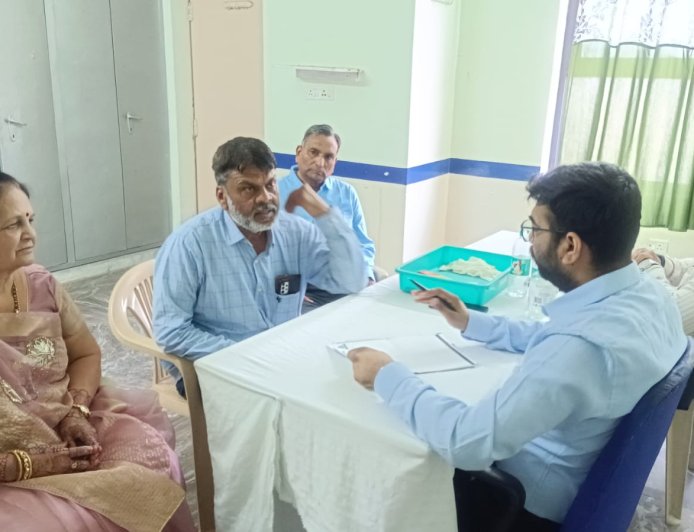 निशुल्क चिकित्सा शिविर में रोगियों ने लिया लाभ