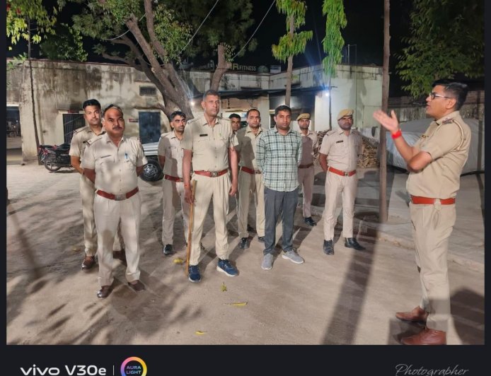 चित्तौड़गढ़ पुलिस को बड़ी सफलता  जिले भर में दबिश देकर 198 वांछित आरोपी किये गिरफ्तार 