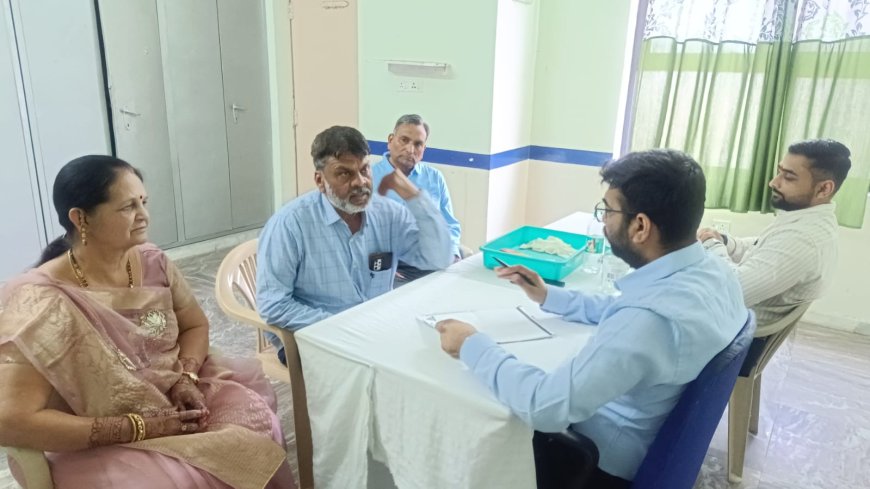 निशुल्क चिकित्सा शिविर में रोगियों ने लिया लाभ