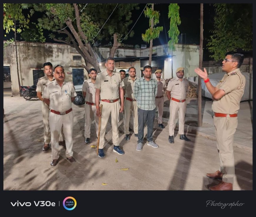 चित्तौड़गढ़ पुलिस को बड़ी सफलता  जिले भर में दबिश देकर 198 वांछित आरोपी किये गिरफ्तार 